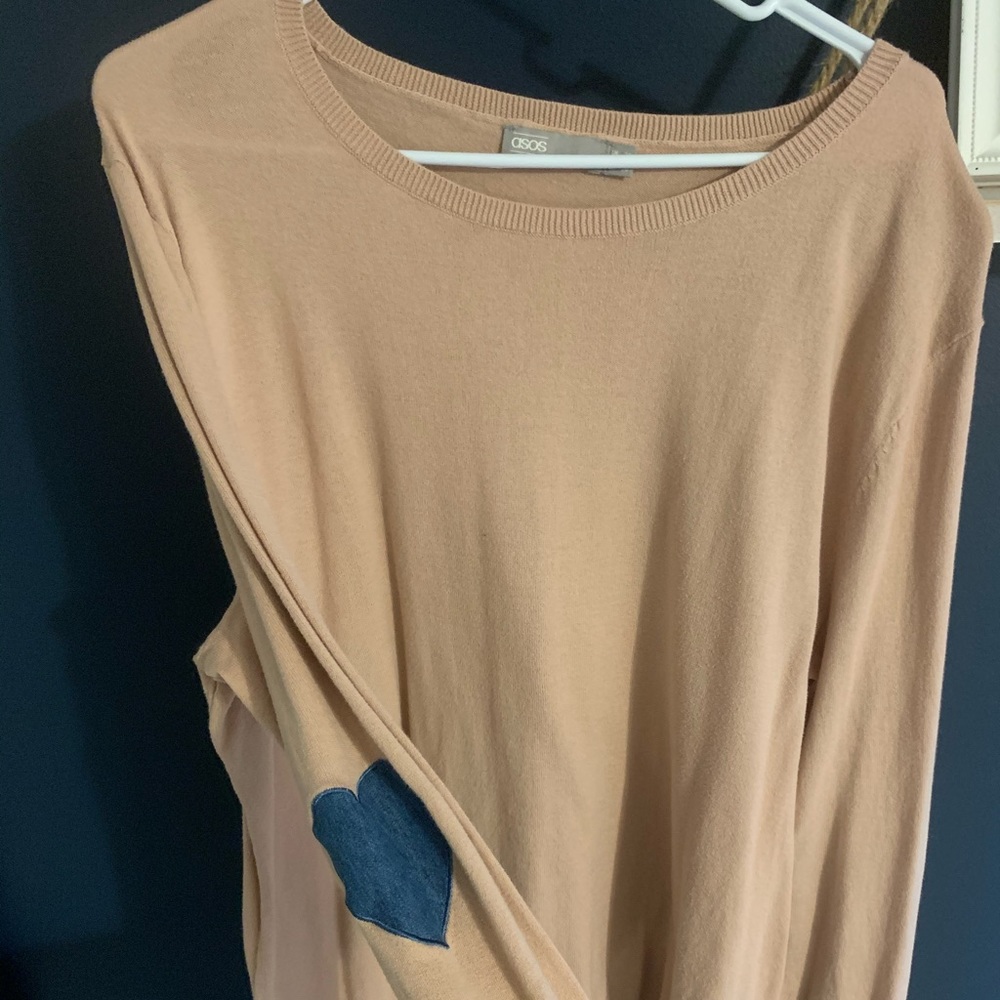 Asos sweater with elbow patches